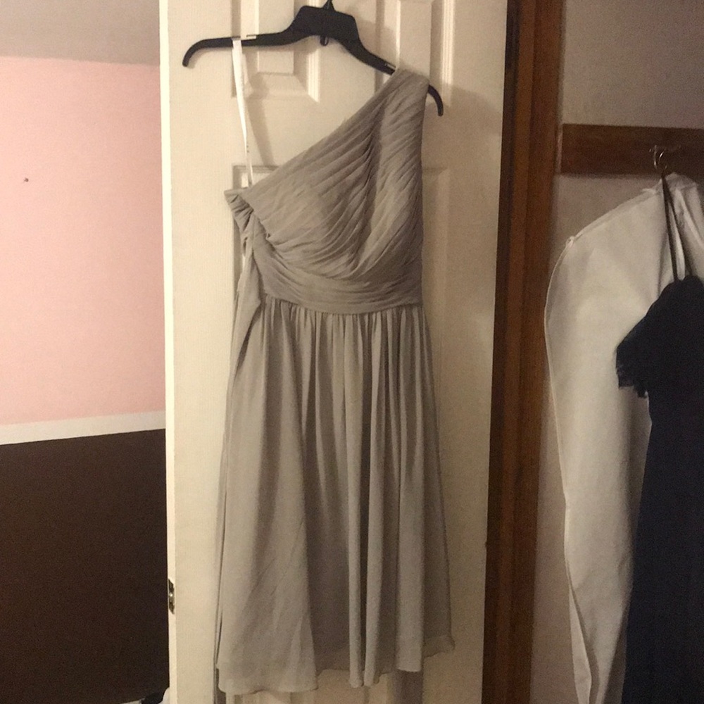 Grey One strap dress
